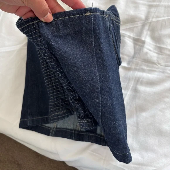 NWOT ZARA ZW BUSTIER WITH CONTRAST TOPSTITCHING - Picture 7 of 11